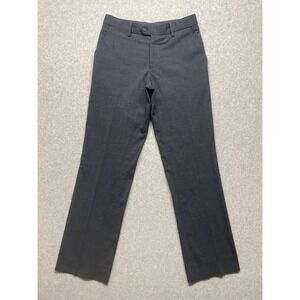 J.Lindeberg Men's Dress Pants Gray Slim Fit Stretch‎ Wool Blend Size 32x28
